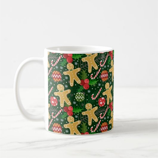Weihnachts-Gingerbread-Cookies Kaffeetasse (Links)