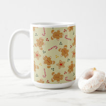 Weihnachts-Gingerbread-Cookies und Zuckerstangen