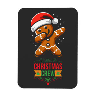 Weihnachts-Gingerbread Dabbing Magnet
