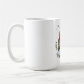Weihnachts-Gingerbread-Haus-Vogel-Winter Kaffeetasse (Links)