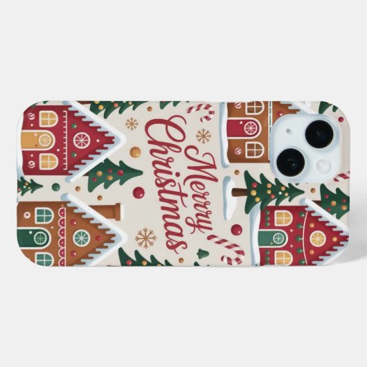 Weihnachts Gingerbread House iPhone / iPad Fall Case-Mate iPhone Hülle (Rückseite (Horizontal))