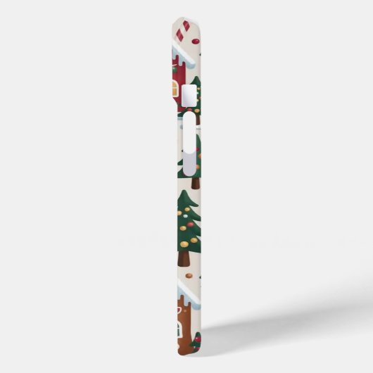 Weihnachts Gingerbread House iPhone / iPad Fall Case-Mate iPhone Hülle (Rückseite / Links)