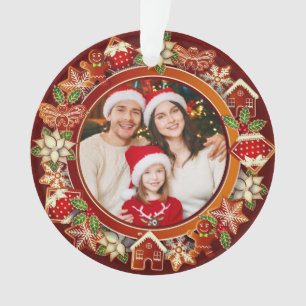 & Weihnachts-Gingerbread I Benutzerdefiniertes Wei Ornament