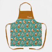 Weihnachts-Gingerbread-Kekse Schürze (Vorderseite)