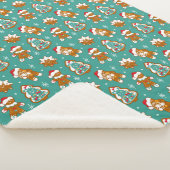 Weihnachts-Gingerbread-Kekse Sherpadecke (3/4)