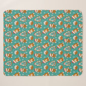 Weihnachts-Gingerbread-Kekse Sherpadecke (Vorderseite (Horizontal))