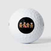 Weihnachts Gingerbread Krankenwagen Team Crew Gesc Golfball (Vorderseite)