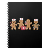 Weihnachts Gingerbread Krankenwagen Team Crew Gesc Notizblock (Vorderseite)