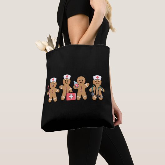 Weihnachts Gingerbread Krankenwagen Team Crew Gesc Tasche (Von Nahem)