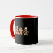 Weihnachts Gingerbread Krankenwagen Team Crew Gesc Tasse (Vorderseite Links)