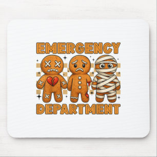 Weihnachts-Gingerbread-Notaufnahme-Weihnachts-Nurs Mousepad