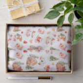 Weihnachts-Gingerbread Rot Seidenpapier (Geschenk)