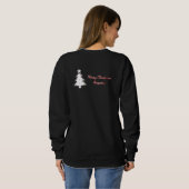 Weihnachts-Gingerbread-Sarkasmus-T-Shirt Sweatshirt (Schwarz voll)