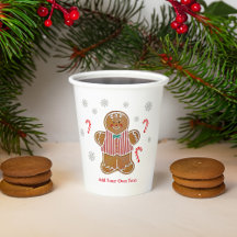 Weihnachts-Gingerbread- und Pfefferminz-Party