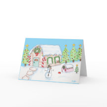 Weihnachts-Gingerbrot-Haus