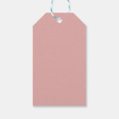 Weihnachts-Gingerbrot-Haus Geschenkanhänger (Rückseite)