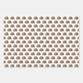 Weihnachts-Gingerbrot-Haus Peppermint Candy Cane Geschenkpapier Set (Vorderseite)