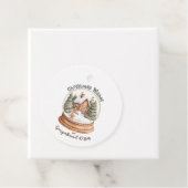 Weihnachts-Gingerbrot Holiday Snow Globe Geschenkanhänger (Beispiel)