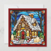 Weihnachts-Gingerbrot Imitate aus festem Glas (Vorderseite)