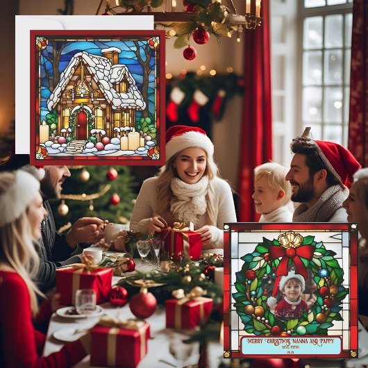 Weihnachts-Gingerbrot Imitate aus festem Glas