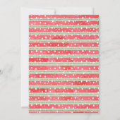 Weihnachts-Gingerbrot-Party Einladung (Rückseite)