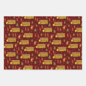Weihnachts-Gingerbrot-Schulbusthema Geschenkpapier Set (Vorderseite 3)