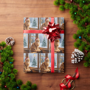 Weihnachts-Gingermaus Geschenkpapier