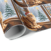 Weihnachts-Gingermaus Geschenkpapier (Rolleneckpunkt)