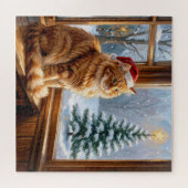Weihnachts-Gingermieze Puzzle (Horizontal)