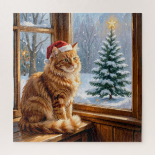 Weihnachts-Gingermieze Puzzle