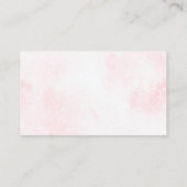 Weihnachts-Girl-Baby-Duschkabine - Windeln Begleitkarte (Rückseite)