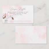 Weihnachts-Girl-Baby-Duschkabine - Windeln Begleitkarte (Vorne/Hinten)