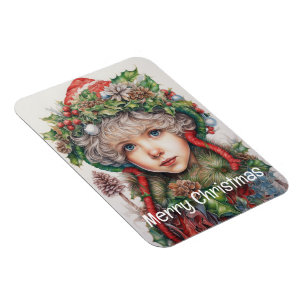Weihnachts-Girl Custom 14 von 25 Magnet