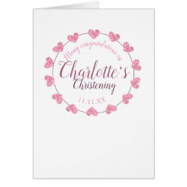 Weihnachts-Girl-Gratulationskarte