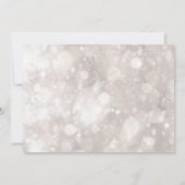 Weihnachts-Glamour Party Einladung (Rückseite)