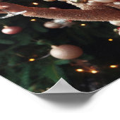 Weihnachts-Glamour Poster (Ecke)