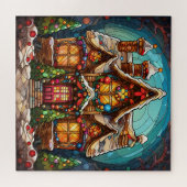 Weihnachts-Glass-Puzzle Puzzle (Horizontal)