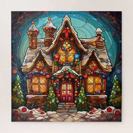Weihnachts-Glass-Puzzle Puzzle (Vertikal)