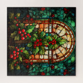 Weihnachts-Glass-Puzzle Puzzle (Horizontal)