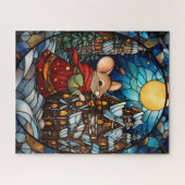 Weihnachts-Glass-Puzzle Puzzle (Horizontal)