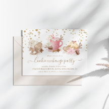 Weihnachts-Glitzer Cookie Exchange-Party