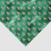 Weihnachts-Glitzer LookGreen Sparkle Trees Seidenpapier (Ausschnitt)