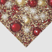 Weihnachts-Glitzer Patter Seidenpapier (Detail)