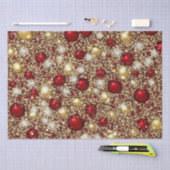 Weihnachts-Glitzer Patter Seidenpapier (Handwerk)