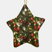 Weihnachts-Glitzern Keramik Ornament (Links)