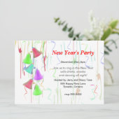 Weihnachts-Glocken-Party Einladung (Stehend Vorderseite)