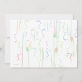 Weihnachts-Glocken-Party Einladung (Rückseite)