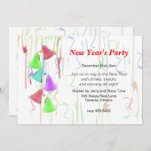 Weihnachts-Glocken-Party Einladung (Vorne/Hinten)