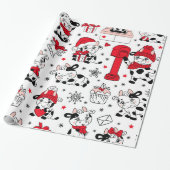 Weihnachts-Glück Neues Jahr Geschenkpapier (Ungerollt)