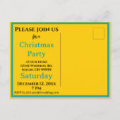 Weihnachts-glücklich Krampus Naughty Children Vors Einladungspostkarte (Rückseite)